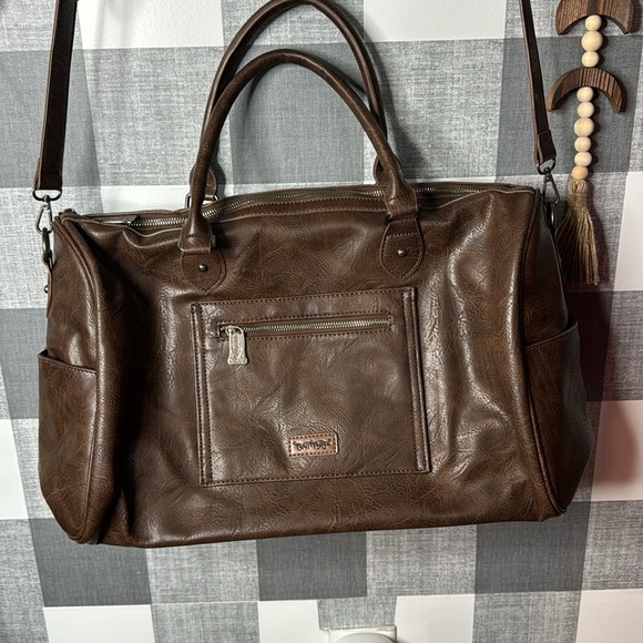 Trinity Ranch Duffle Bag Western Toiled - Picture 5 of 13